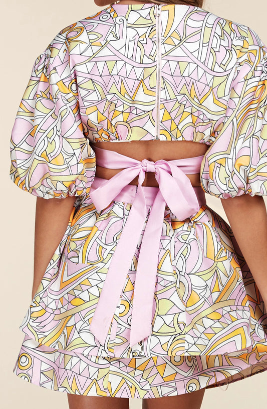 Abstract Pastel Dress